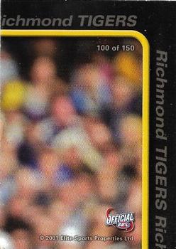 2001 ESP AFL Heroes #100 Wayne Campbell Back